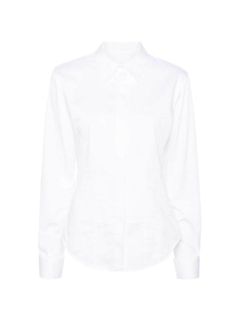 Helmut Lang classic-collar poplin shirt