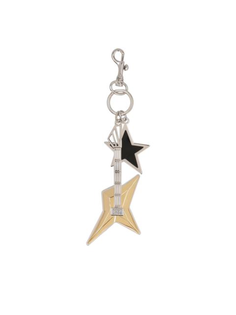 VERSACE charm-detail keyring