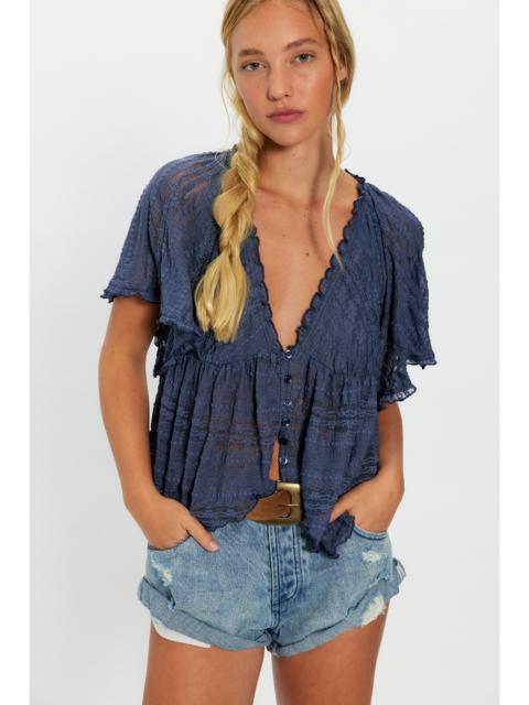 FREE PEOPLE In Your Dreams Lace Top