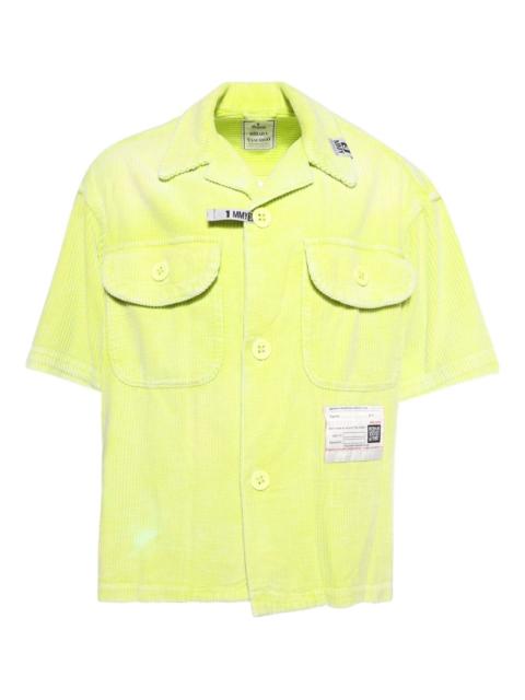 Maison MIHARAYASUHIRO corduroy short-sleeve shirt