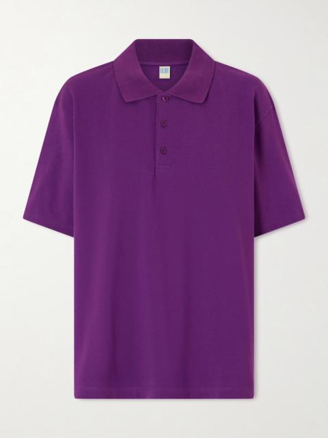 FLORE FLORE Julie Organic Cotton-piqué Polo Shirt