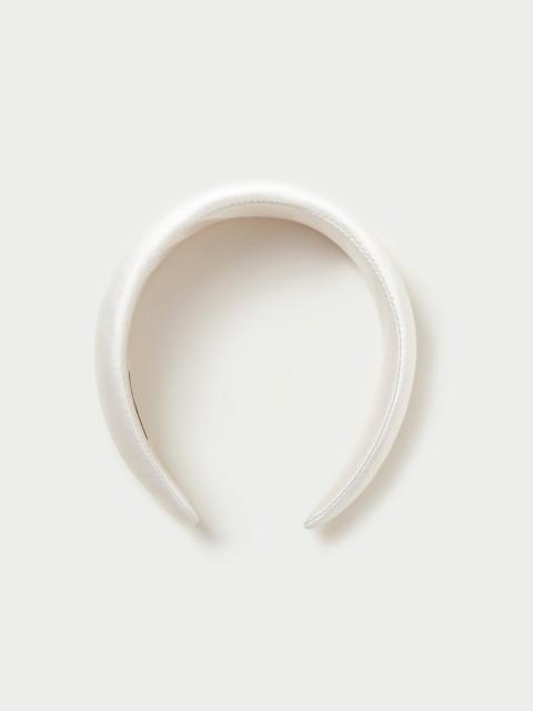 LOEFFLER RANDALL Bellamy Cream Satin Headband