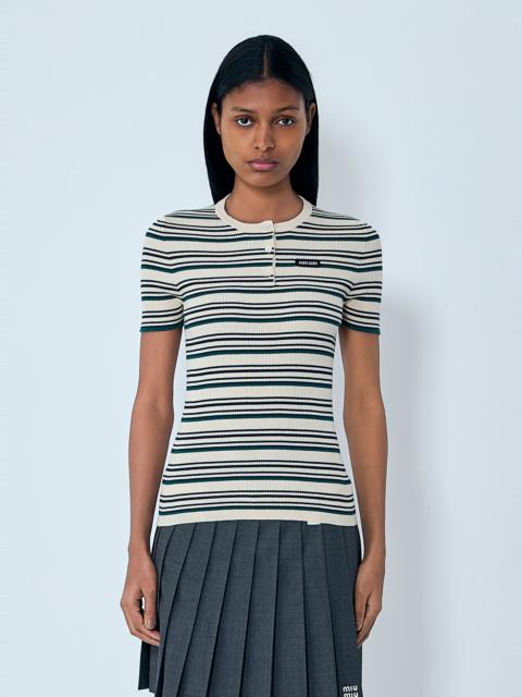 Miu Miu Stripes T-Shirt