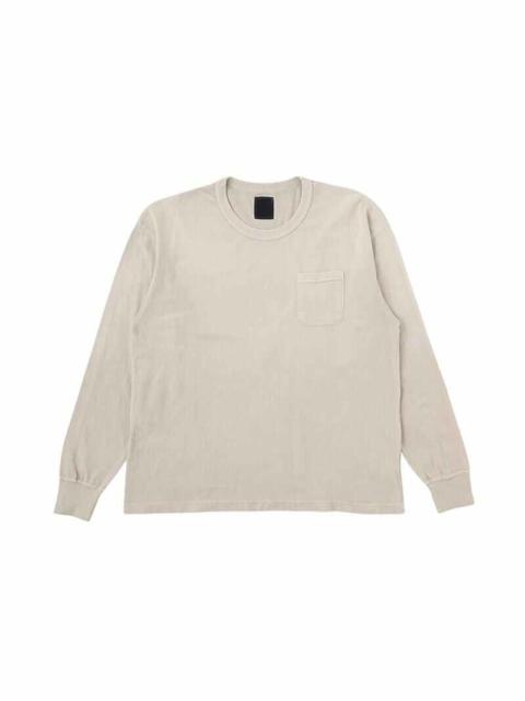 visvim JUMBO TEE L/S DMGD GREY