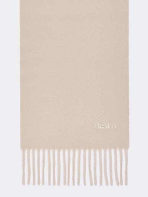 Max Mara Wool scarf with embroidery - TURTLEDOVE