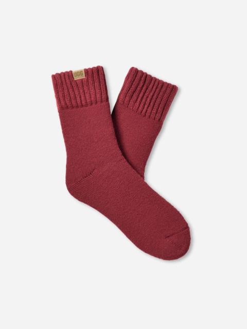 UGG ® Men's Camdyn Cozy Sock Polyester Blend in Coffee Berry