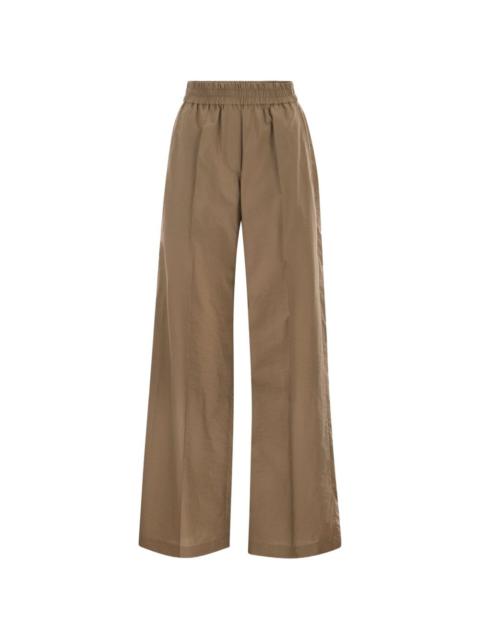 Brunello Cucinelli elasticated-waistband trousers