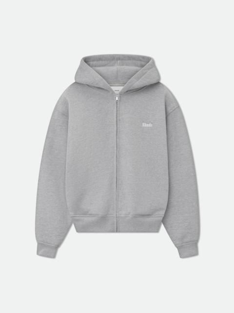 Rhude CLASSIQUE FULL ZIP HOODIE