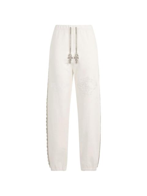 PHILIPP PLEIN crystal-embellished track pants