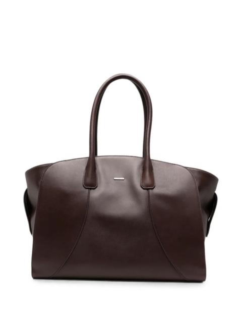 EMPORIO ARMANI Handbag Leather Chocolate Brown