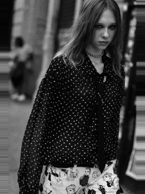 R13 BUBBLE SHIRT WITH GATHERED YOKE
