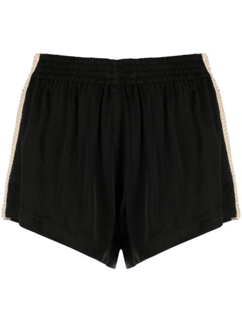 Palm Angels side-stripe track shorts
