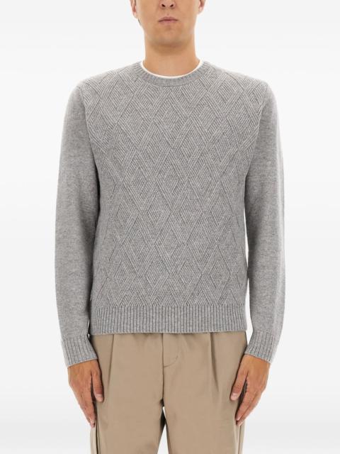 Herno diamond-pattern sweater