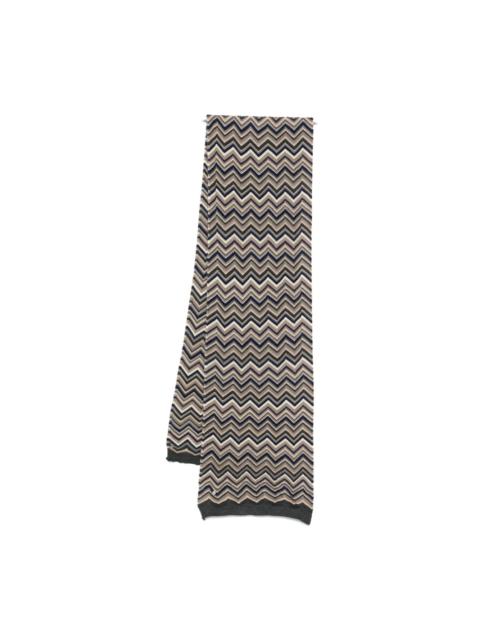 Missoni chevron-pattern scarf