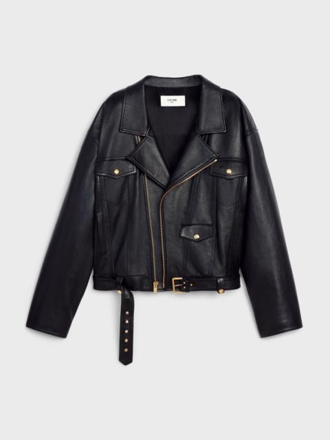 CELINE LOOSE BIKER IN SOFT VINTAGE LAMBSKIN