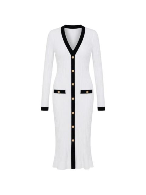 GUESS USA V-neck midi dress