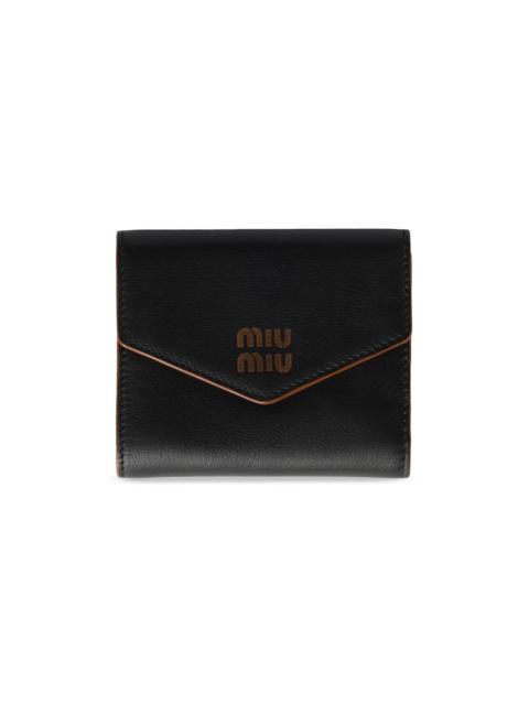 Miu Miu Women's Small Leather Wallet - Black