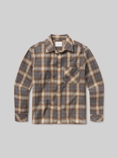 Citizens of Humanity Long Sleeve Cairo Shirt In Cascade Plaid