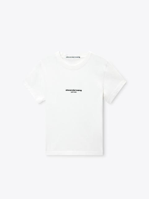 Alexander Wang LOGO PRINT SHORT SLEEVE TEE