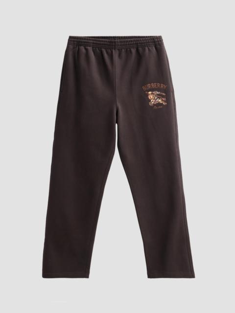 Burberry Men's Jonny EKD-Check Sweatpants - Chocolate Brown