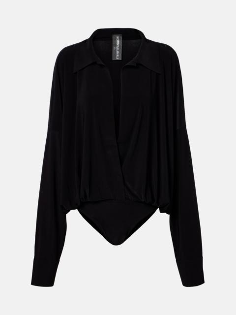 NORMA KAMALI Oversized jersey bodysuit