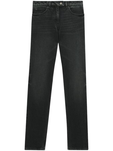 courrèges straight-leg denim trousers
