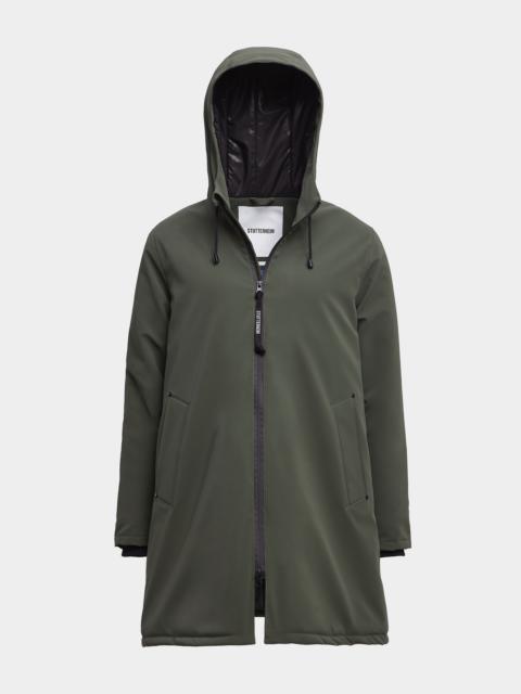 Stutterheim Mosebacke Matte Winter Jacket Dark Green