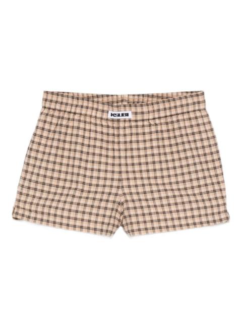Ksubi plaid boxer shorts