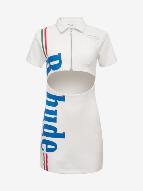 Rhude RHUDE LOGO POLO DRESS