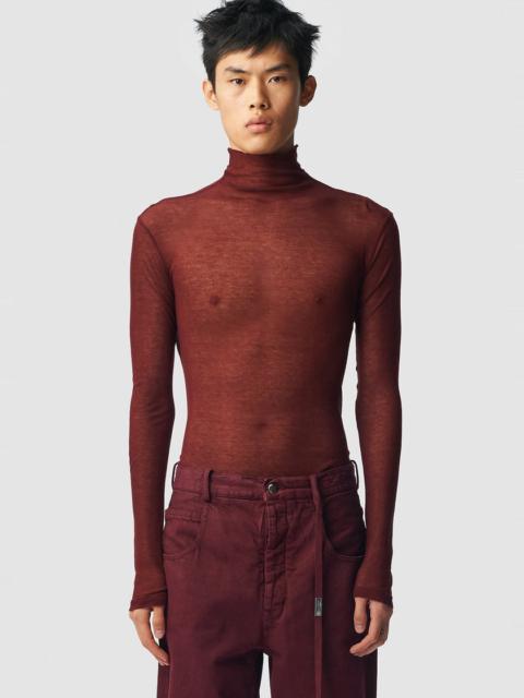 Ann Demeulemeester Daneel Standard Fit Long Sleeve Turtle Neck Tee