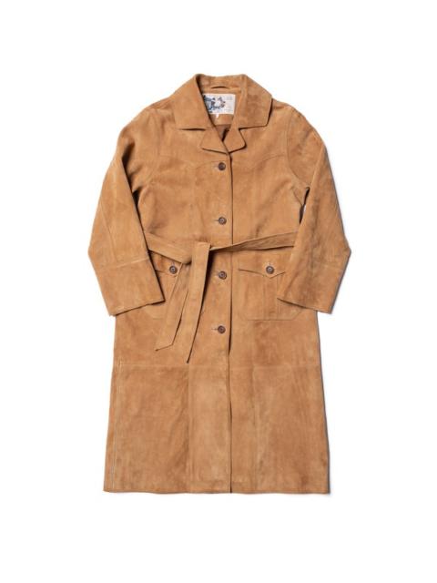 Nudie Jeans Ilse Suede Coat Tobacco