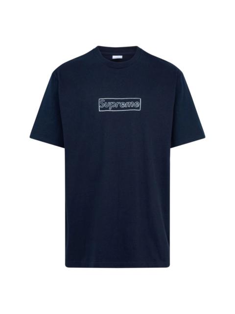 Supreme x KAWS chalk logo T-shirt