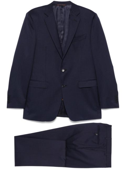 Canali checked suit