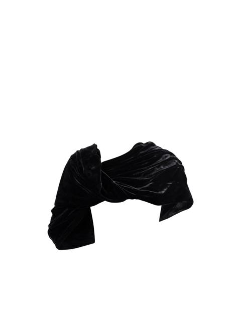 Rick Owens Twist Donut scarf