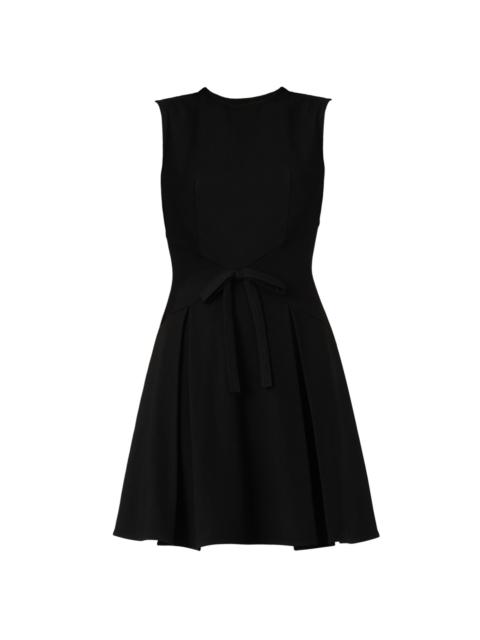 Shoshanna Women's Heather Bow Front Minidress - Jet