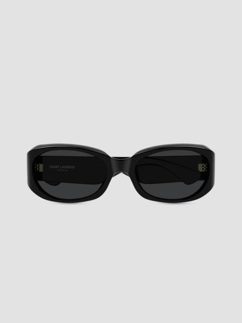 SAINT LAURENT Women's 57MM Rectangular Sunglasses - Black