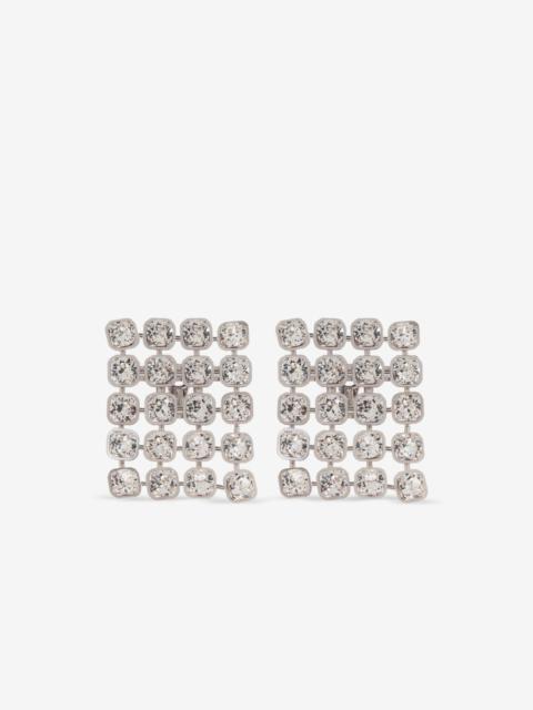 BALENCIAGA crystal-embellished earrings