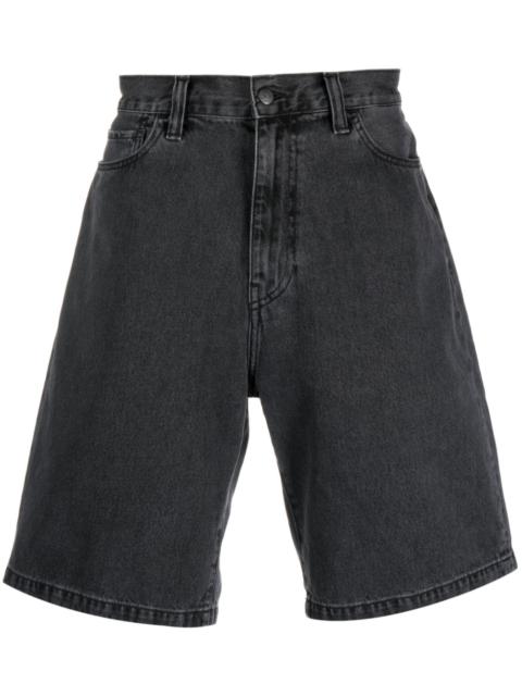 Carhartt logo-detail denim shorts