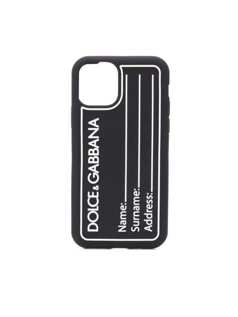 Dolce & Gabbana tag-style iPhone 11 Pro case