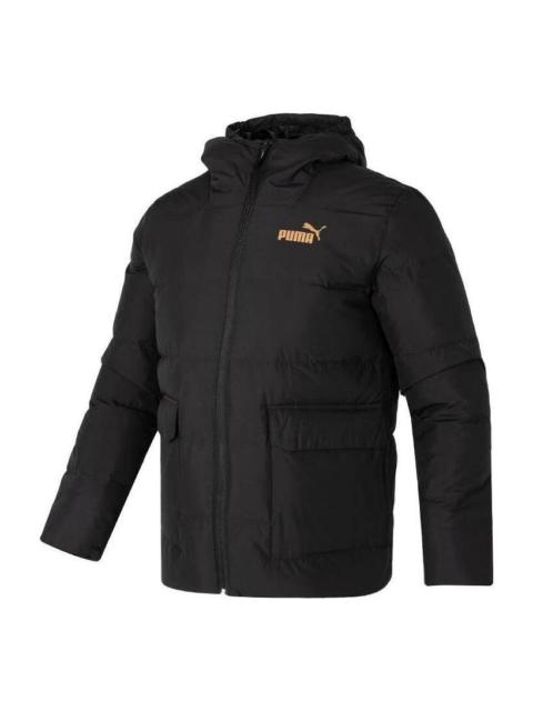 PUMA Street Style Hoodie Down Jacket 'Black' 625633-01