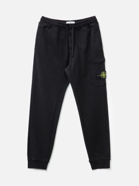 Stone Island ORGANIC COTTON FLEECE CARGO SWEATPANTS