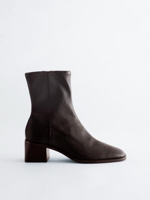 & Other Stories Leather Sock Boots