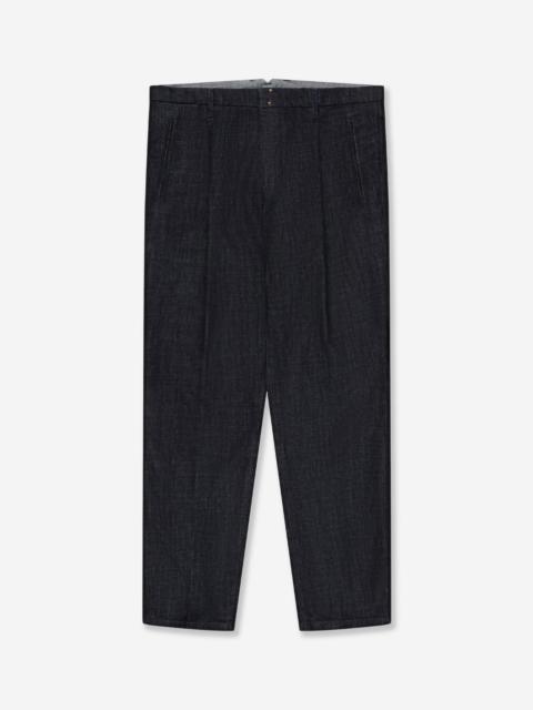 SLOWEAR Tapered fit stretch denim trousers