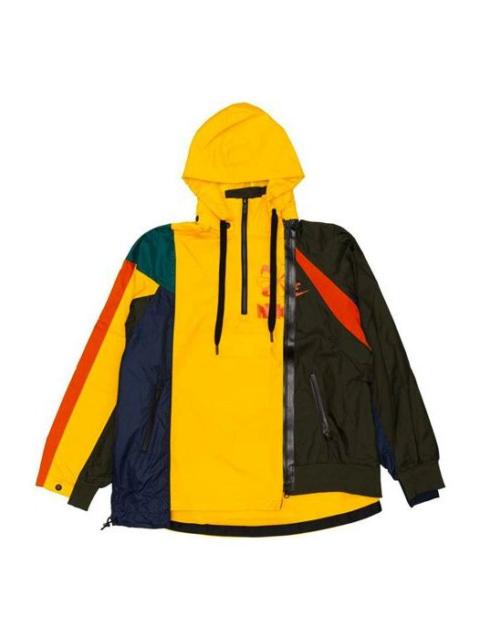 Nike (WMNS) Nike x Sacai Double-Zip Jacket 'University Gold/Sequoia' CD6297-739