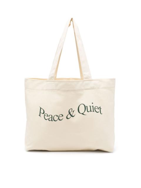 Museum of Peace & Quiet Bag with logo