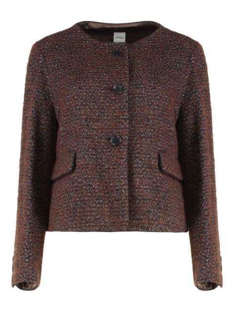 Aspesi mélange-effect jacket