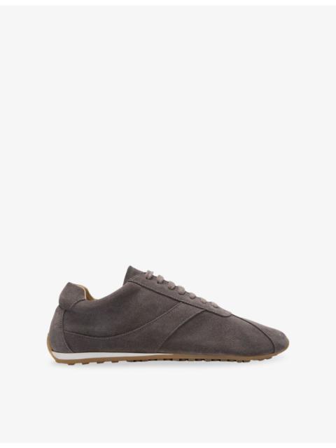 WHISTLES Panelled Suede Trainers
