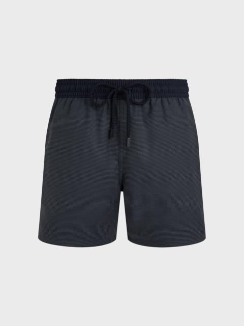 Vilebrequin Men Wool Swim shorts Micro Carreaux Tailoring