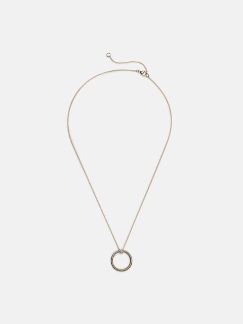STONE AND STRAND Prince 14kt gold necklace with diamonds