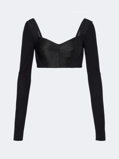 Dolce & Gabbana Satin bra top